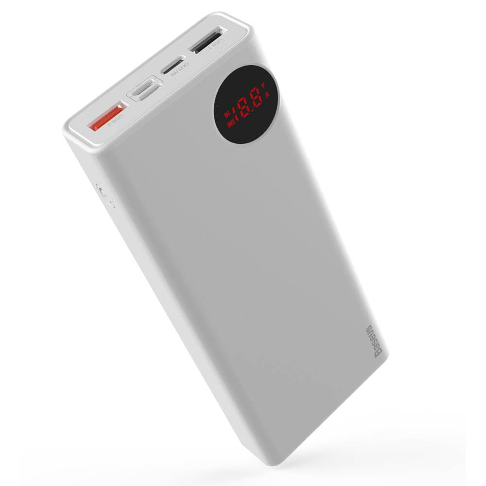 Baseus Mulight Power Bank 20000 mAh with Digital Voltage/Power Display PD3.0 QC3.0