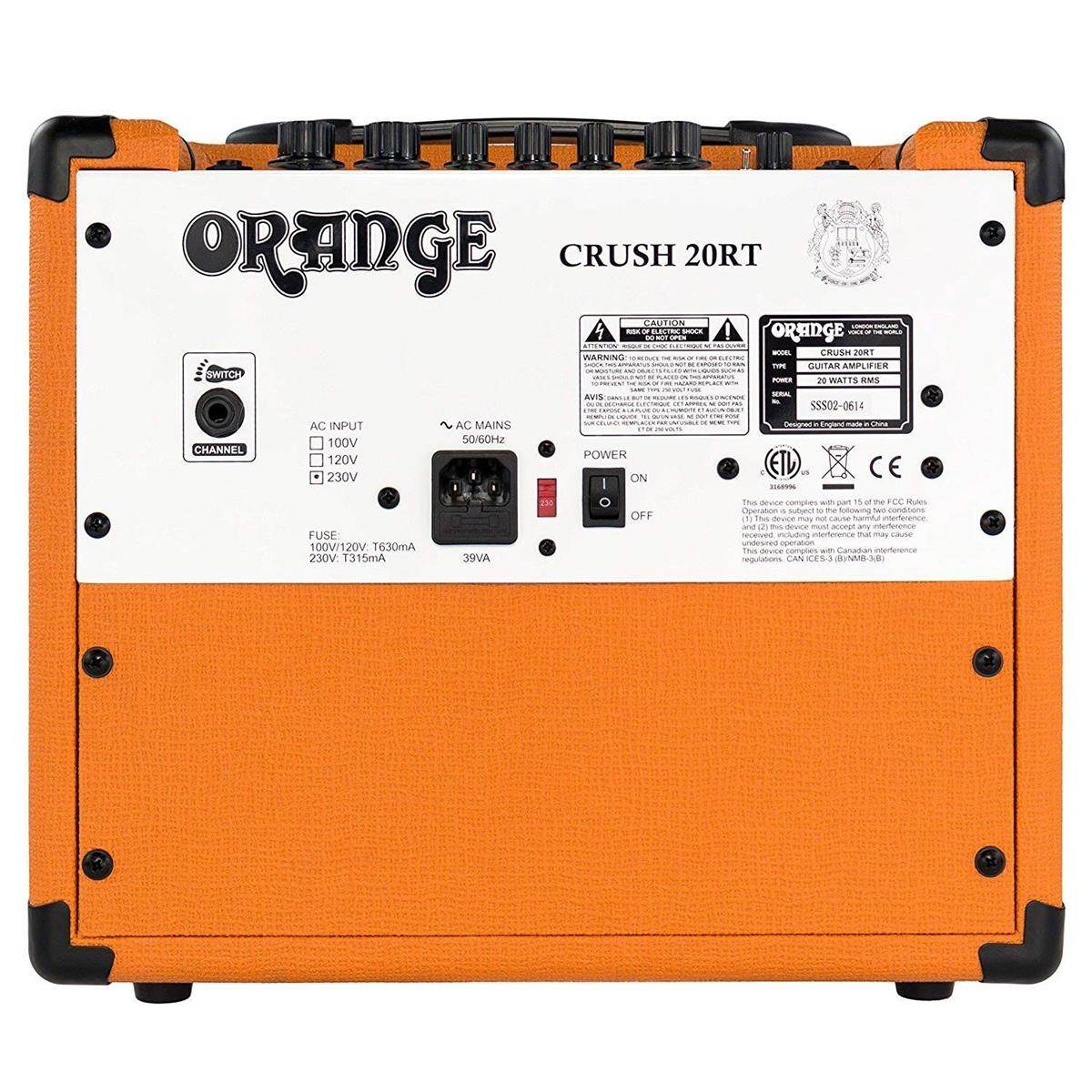 Orange Amplifiers Crush 20RT 20W 1x8 Guitar Combo Amp Orange