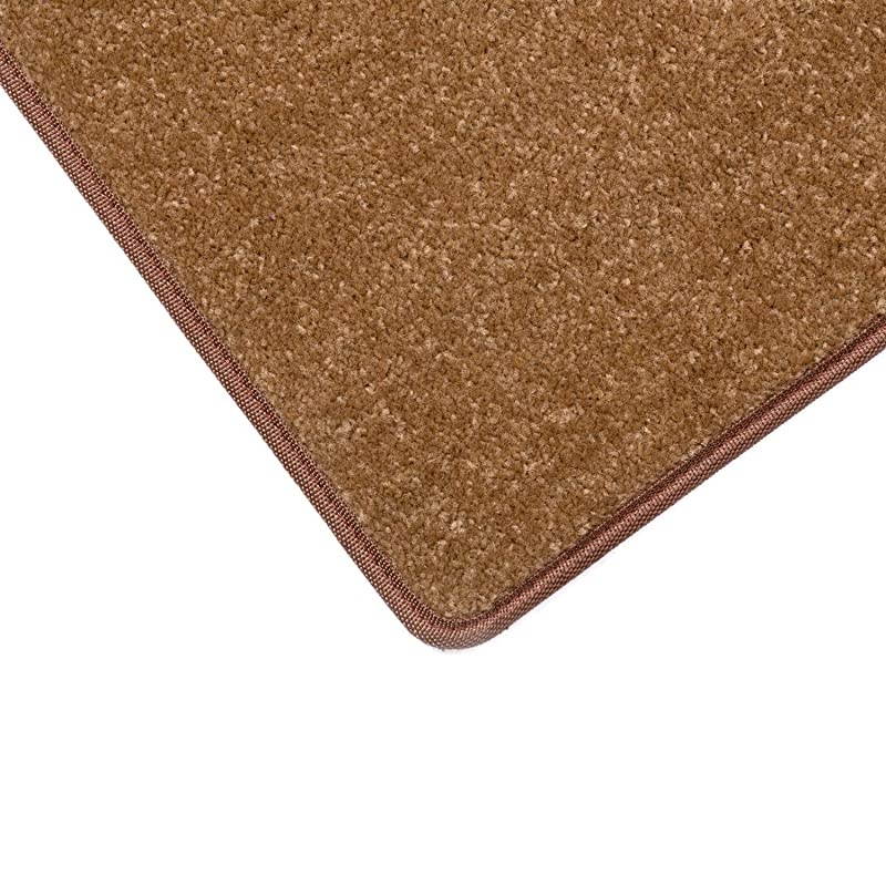 Landing Carpet NonSlip Matching Mat for s Indoor Rug SelfAdhesive Easy Installation Pet Child Friendly Skid Resistant Washable Brown 2 x 3