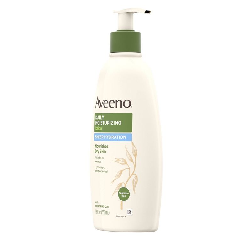 Unscented Aveeno Sheer Hydration Daily Moisturizing Lotion - 18 fl oz