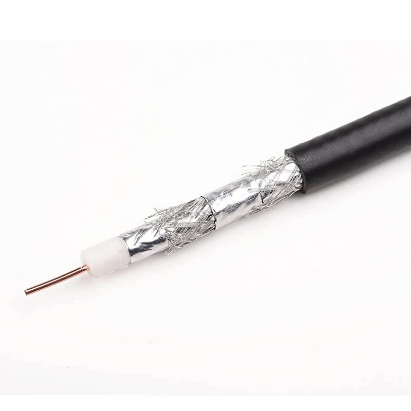 50FT RG-8x HAND SOLDER COAX COAXIAL CABLE  w/ MALE PL-259 CB HAM RADIO RG8 NEW!