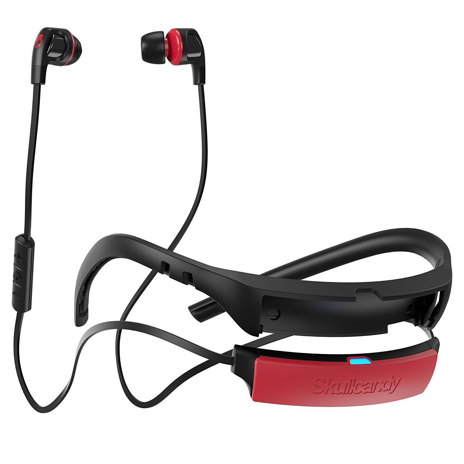 Skullcandy Smokin' Buds 2 Wireless Black/Red Bluetooth Earbuds (S2PGHW-521)