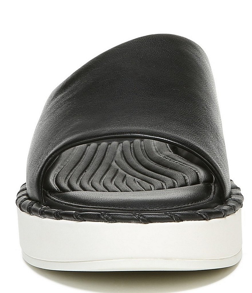 Sarto by Franco Sarto Zoe Leather Platform Slides