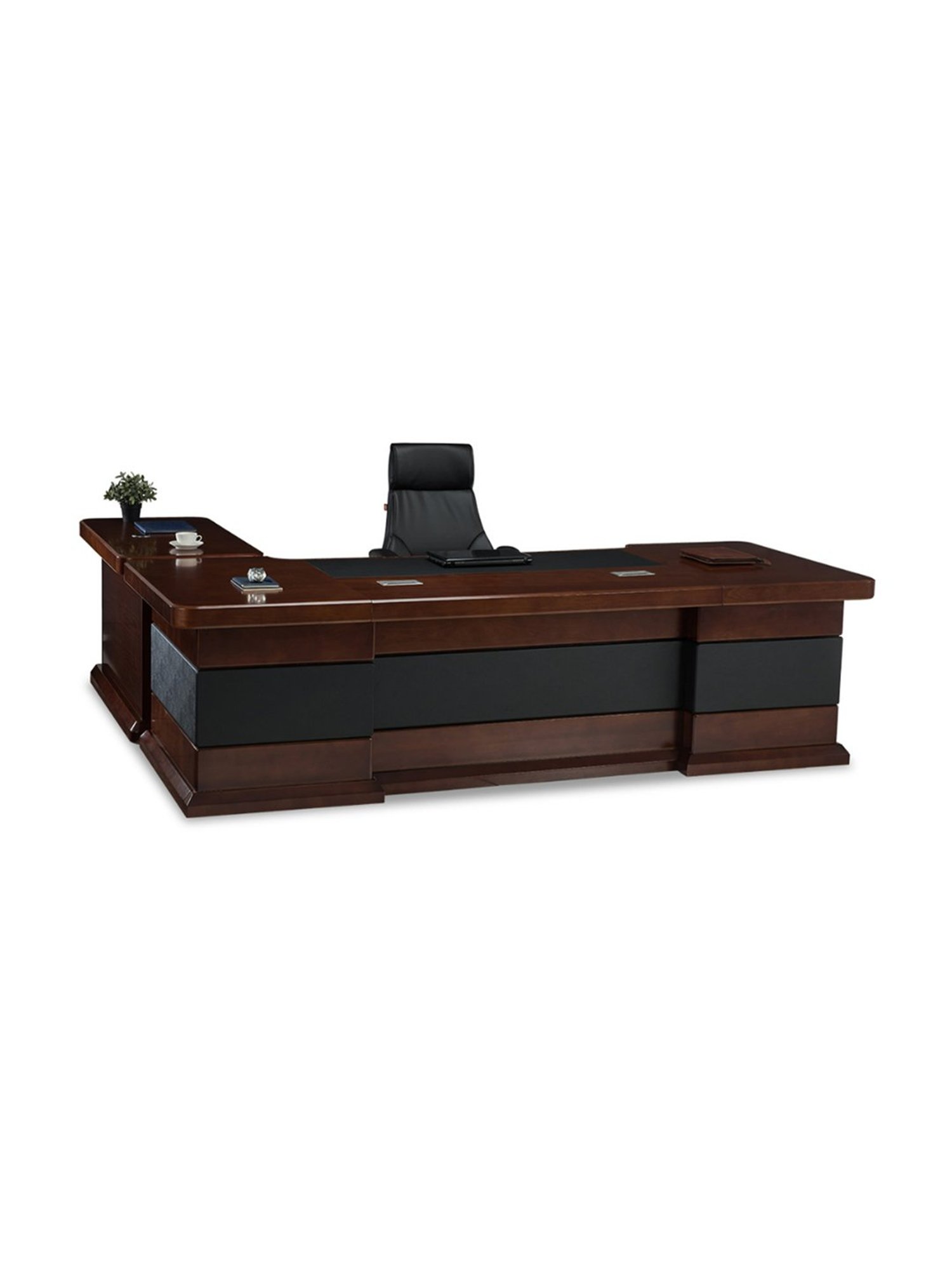 Durian Bliss Black Premium Leatherette Executive Chair