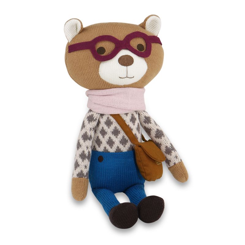The Peanutshell Charlie the Bear Knit Plush