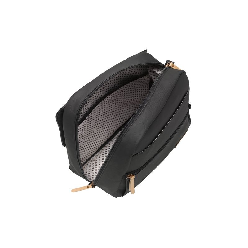 Petunia Pickle Bottom Meta Diaper Bag - Black Matte Canvas