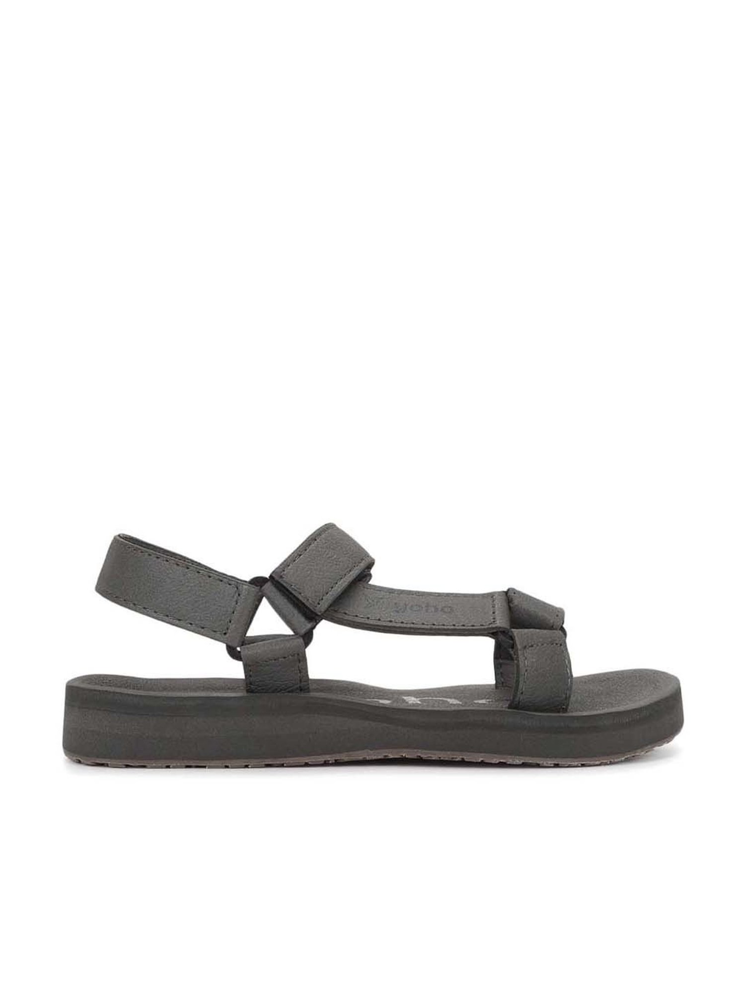 Yoho Men's Grey Floater Sandals