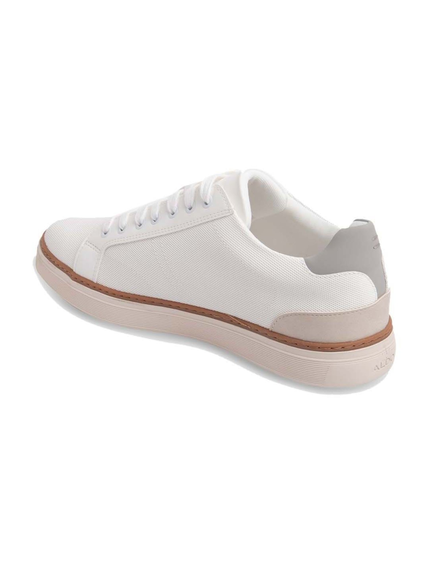 Aldo Men's White Casual Sneakers