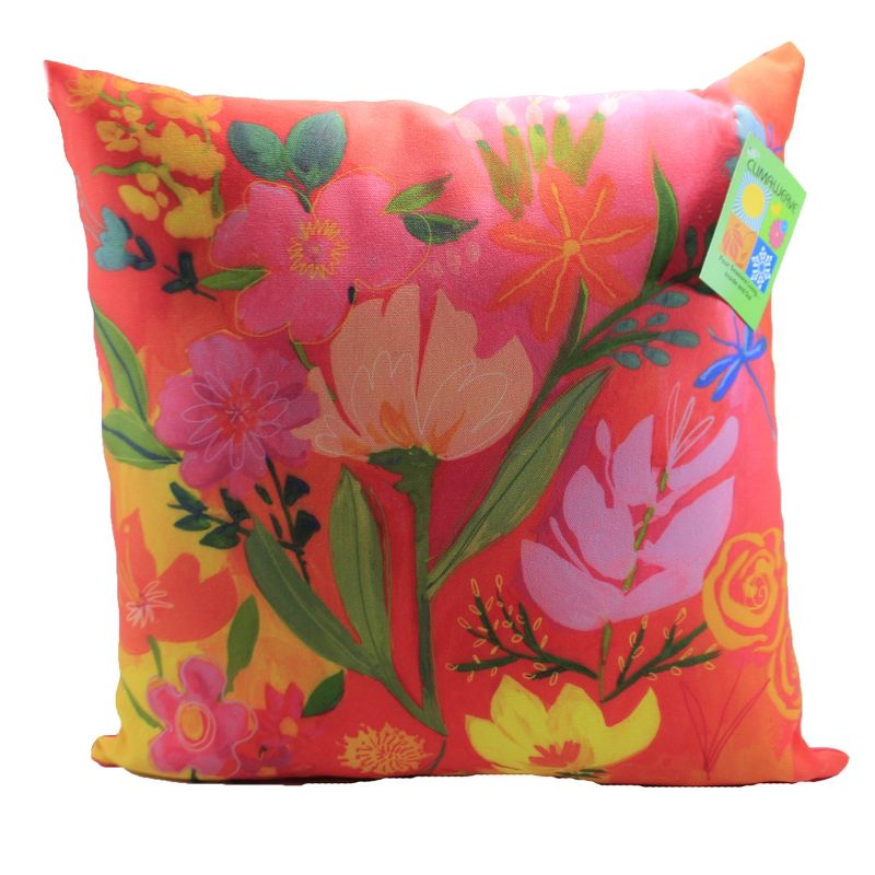 Home & Garden 18.0" Fiesta Pillow Indoor Outdoor Manual Woodworkers And Weavers  -  Decorative Pillow