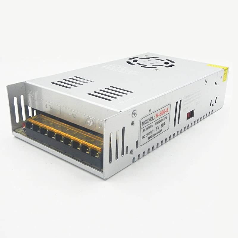 5V 20A 100W Universal Regulated Switch Power Supply, Power Transformer for LED Strip Light/CCTV Camera/Security System/Radio/Computer Project