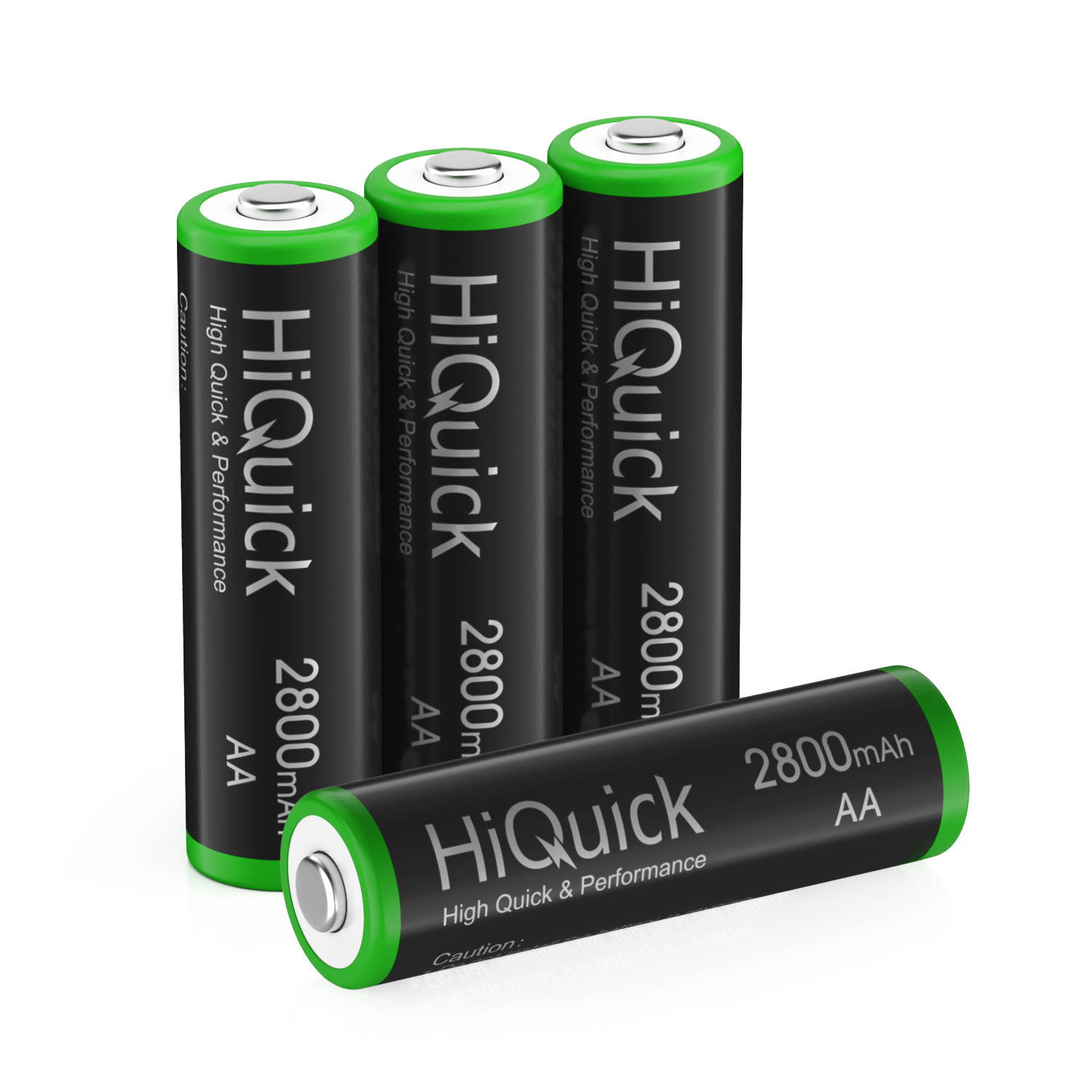 HiQuick 8Pcs 2800mAh AA Rechargeable Batteries High Capacity Performance, Per-Charged 1.2V AA Battery
