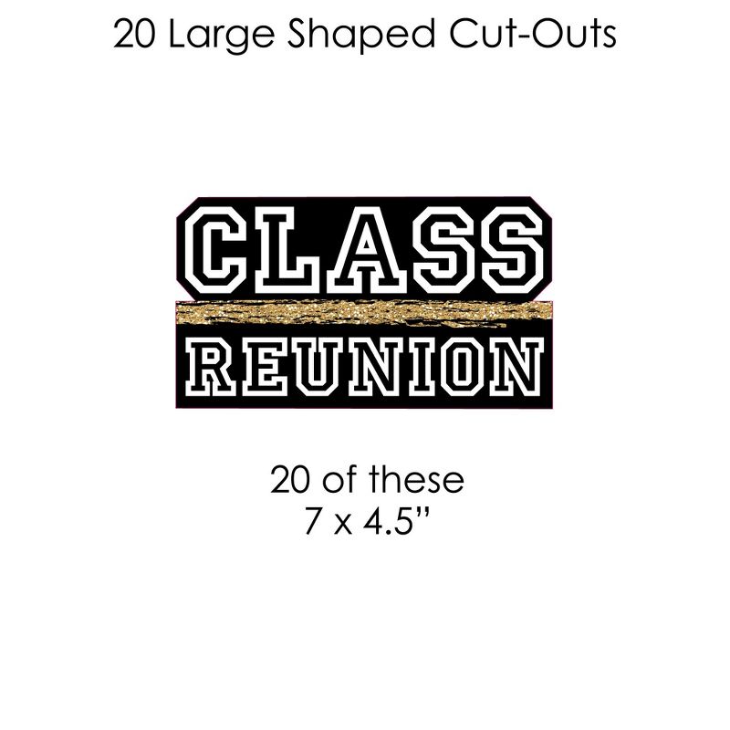 Big Dot of Happiness Reunited - School Class Reunion Party DIY Decorations - Clothespin Garland Banner - 44 Pieces