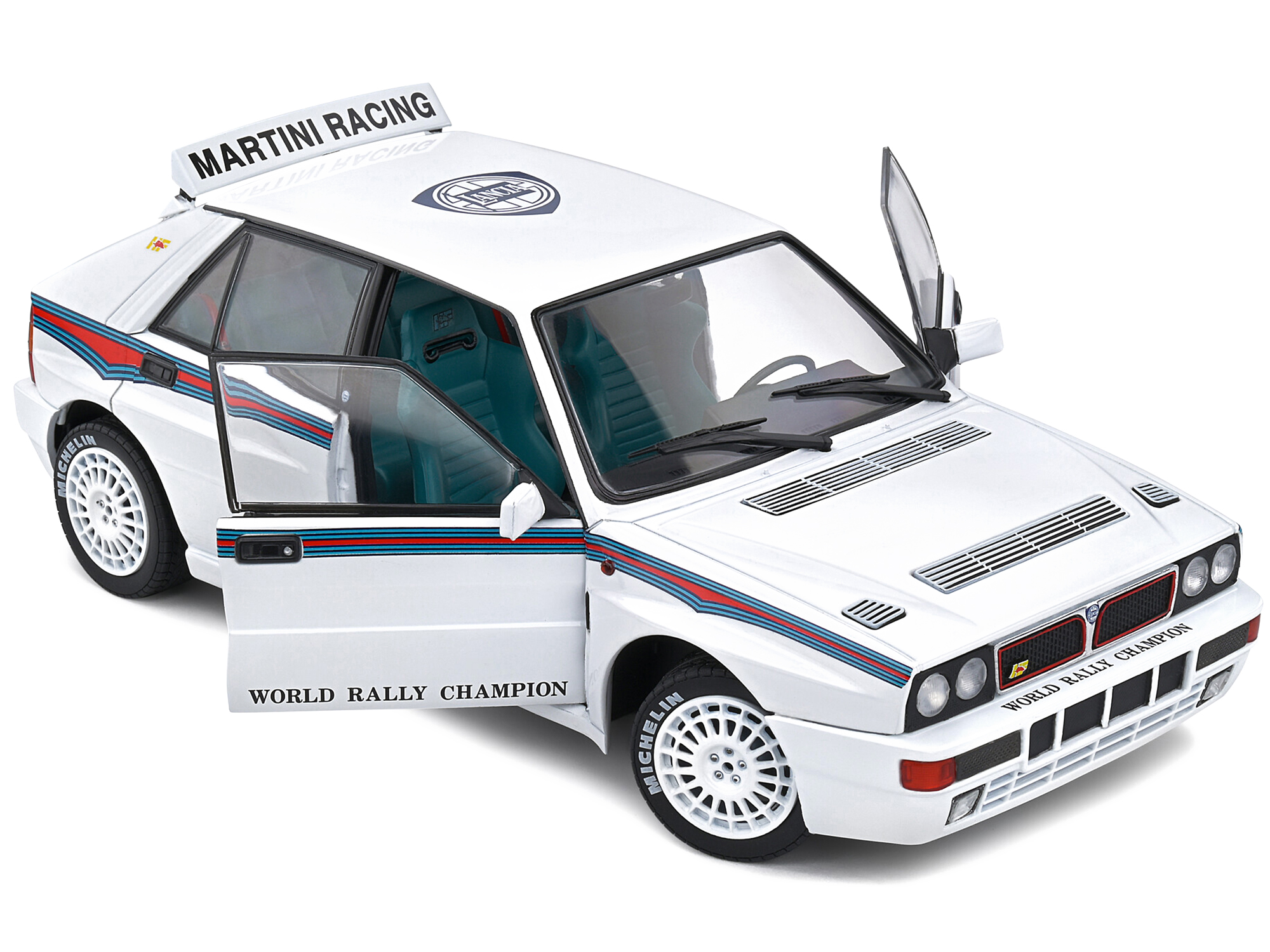 Lancia Delta HF Integrale Evoluzione #2 Carlos Sainz - Luis Moya "Jolly Club" "Tour de Corse - Rallye de France" (1993) 1/18 Diecast Model Car by Kyosho