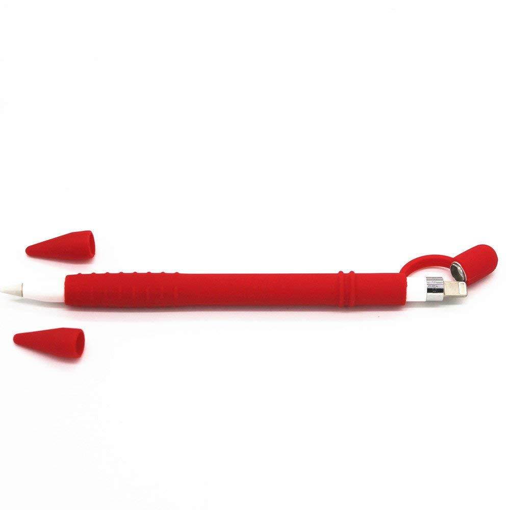 AHIW Silicone Case Cover Skin Sleeve Grip Holder for Apple IPad Pro Pencil (Green)