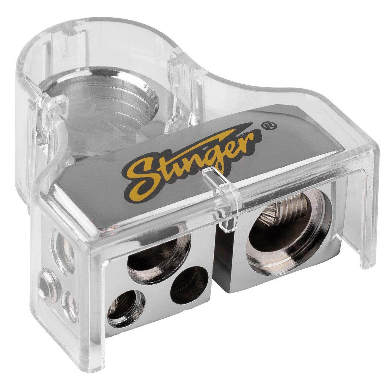 Stinger SPT53102 Positive Battery Terminal (1) 1/0 AWG (1) 4 AWG and (2) 8 AWG O