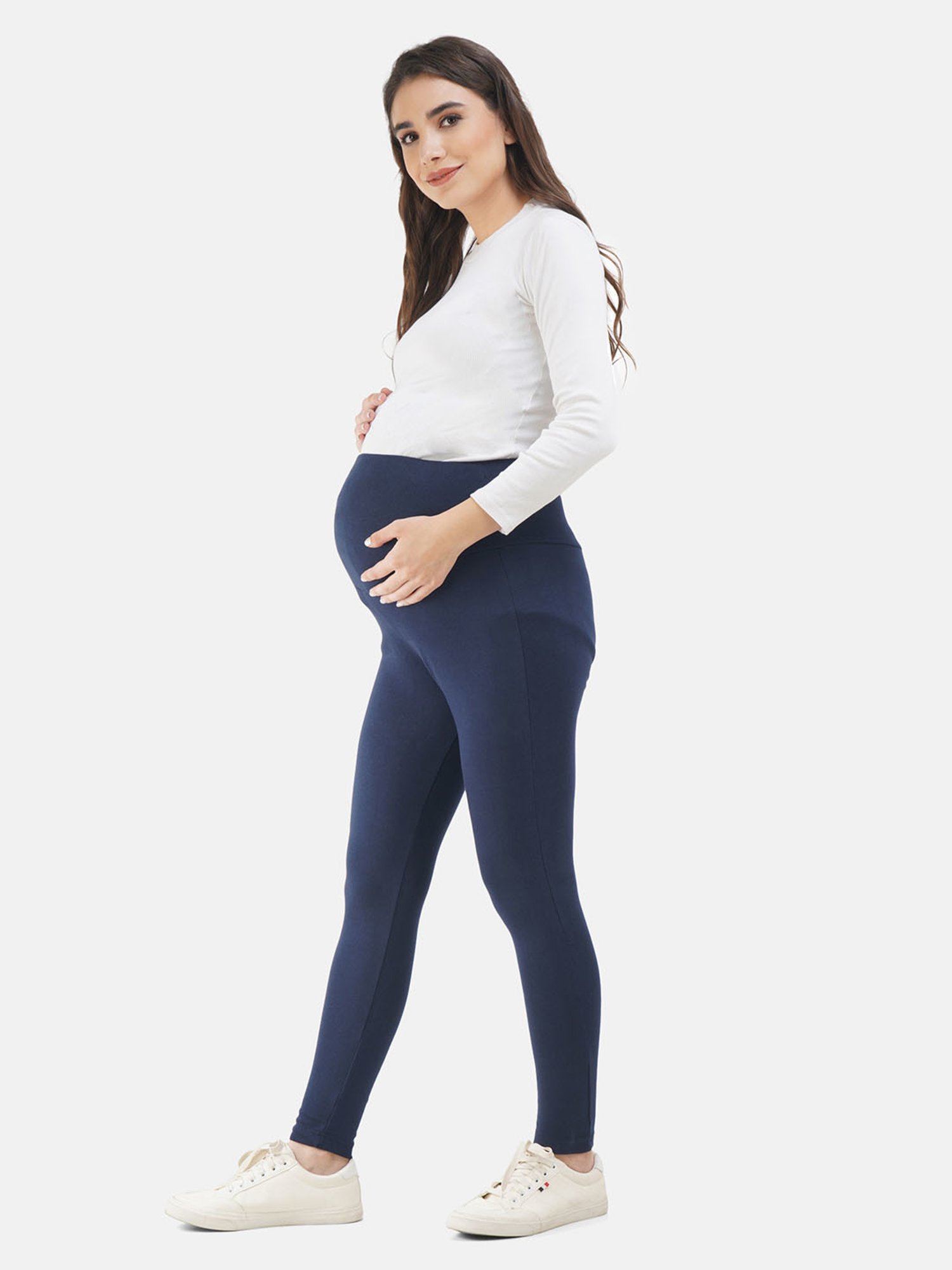 KOI SLEEPWEAR Navy Maternity Leggings