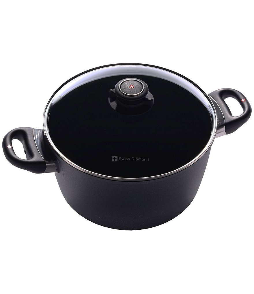 Swiss Diamond HD Classic Nonstick 5.5-quart Soup Pot with Lid