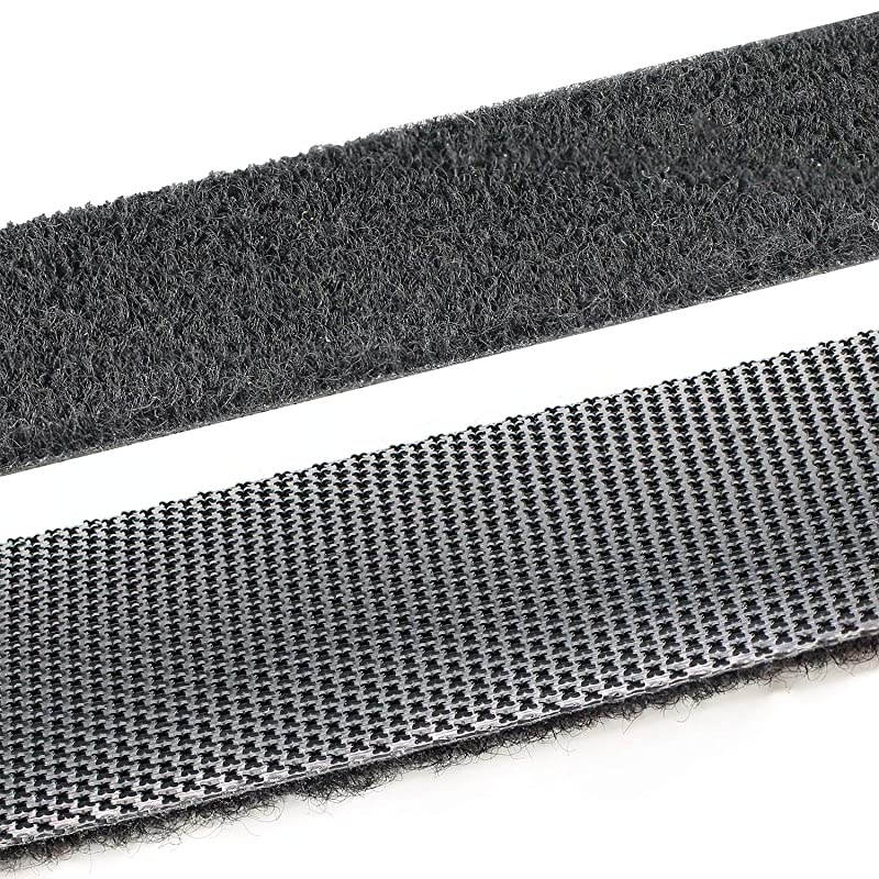 fastening tape Cable Tie Double Side Nylon Power Wire Management 3/4Inch 1 Roll Hook (5 Yards, Style 1)