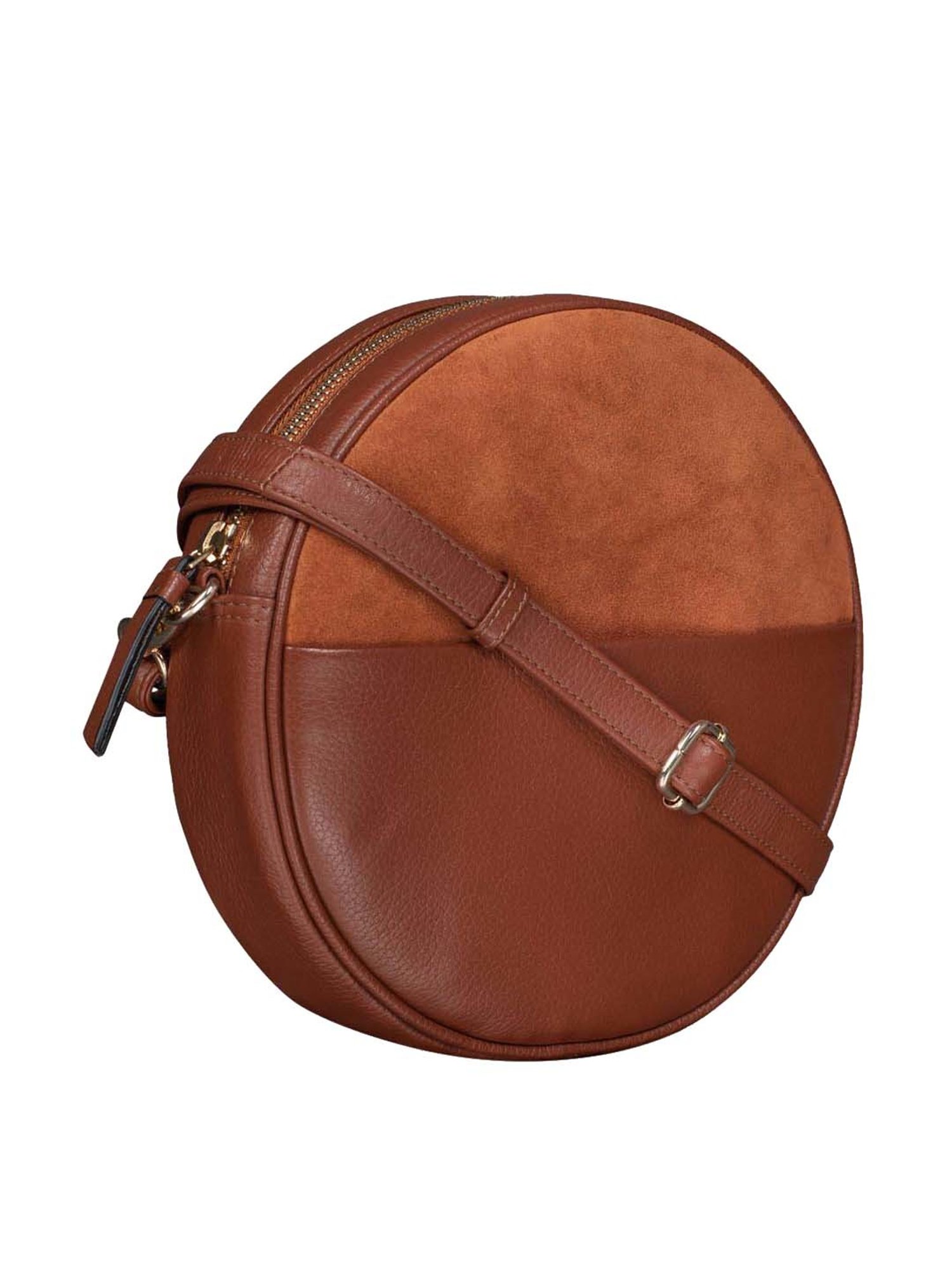 Mai Soli Tan Solid Medium Sling Handbag