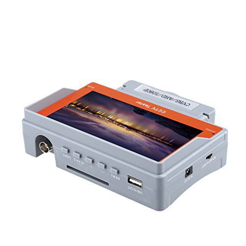 AHD+CVBS Engineering Po 5 inch wrist analog video surveillance tester 1080P coaxial HD with 12V output