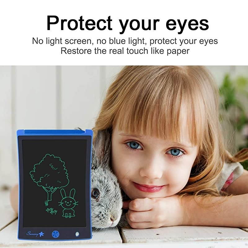 Writing Tablet 85 Inch Drawing Tablet Kids Tablets Doodle Board Drawing Board Gifts for Kids and Adults at Home School and Office Blue