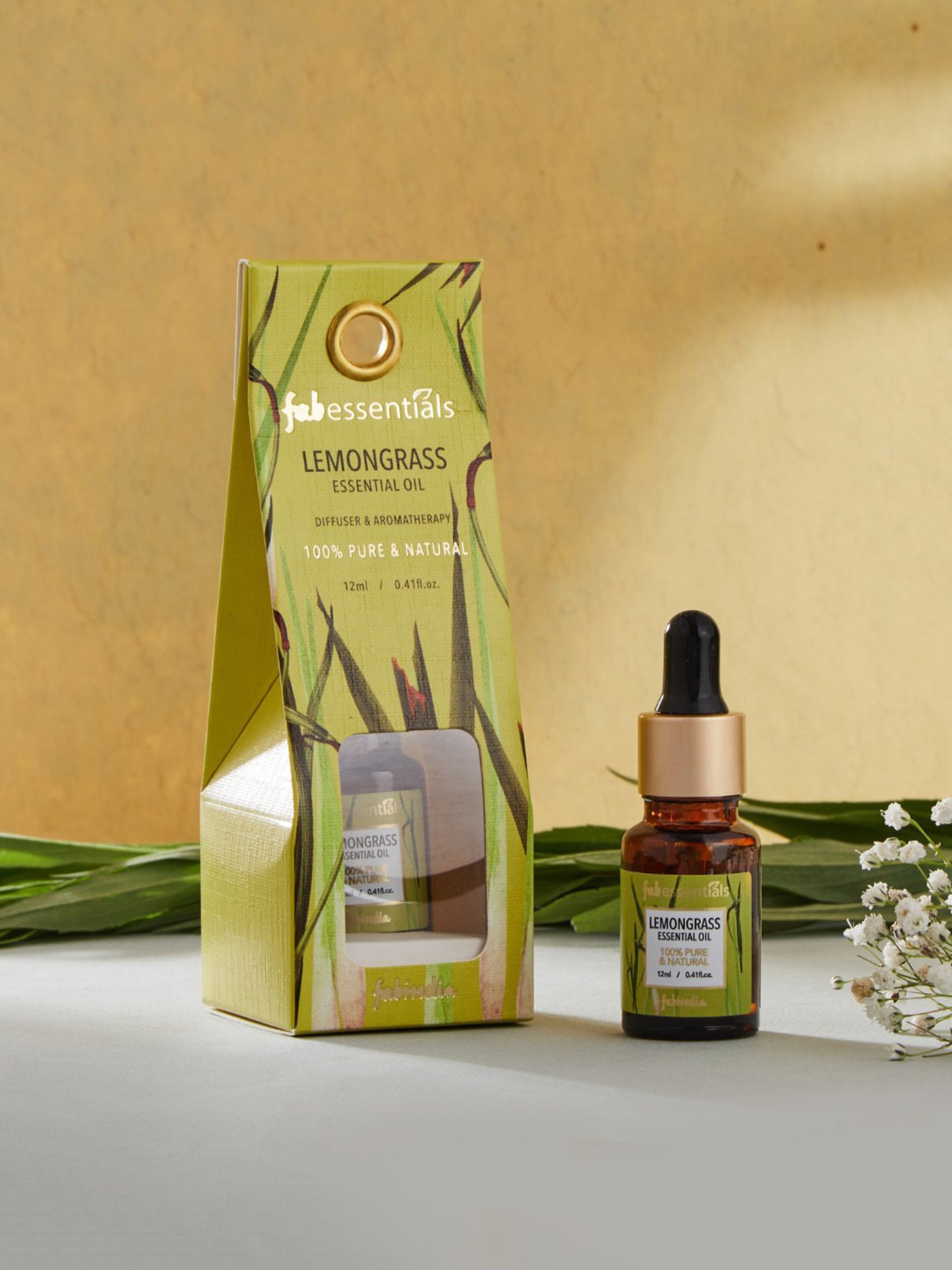 Fabessentials Lemongrass Essential Oil - 12 ml