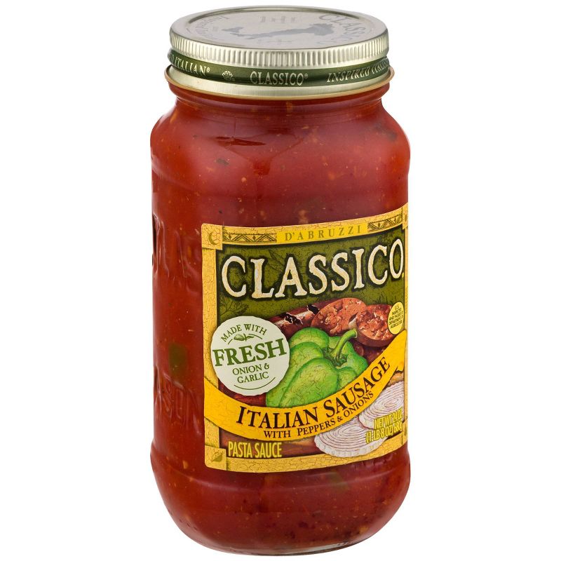 Classico Italian Sausage with Peppers & Onions Pasta Sauce - 24oz