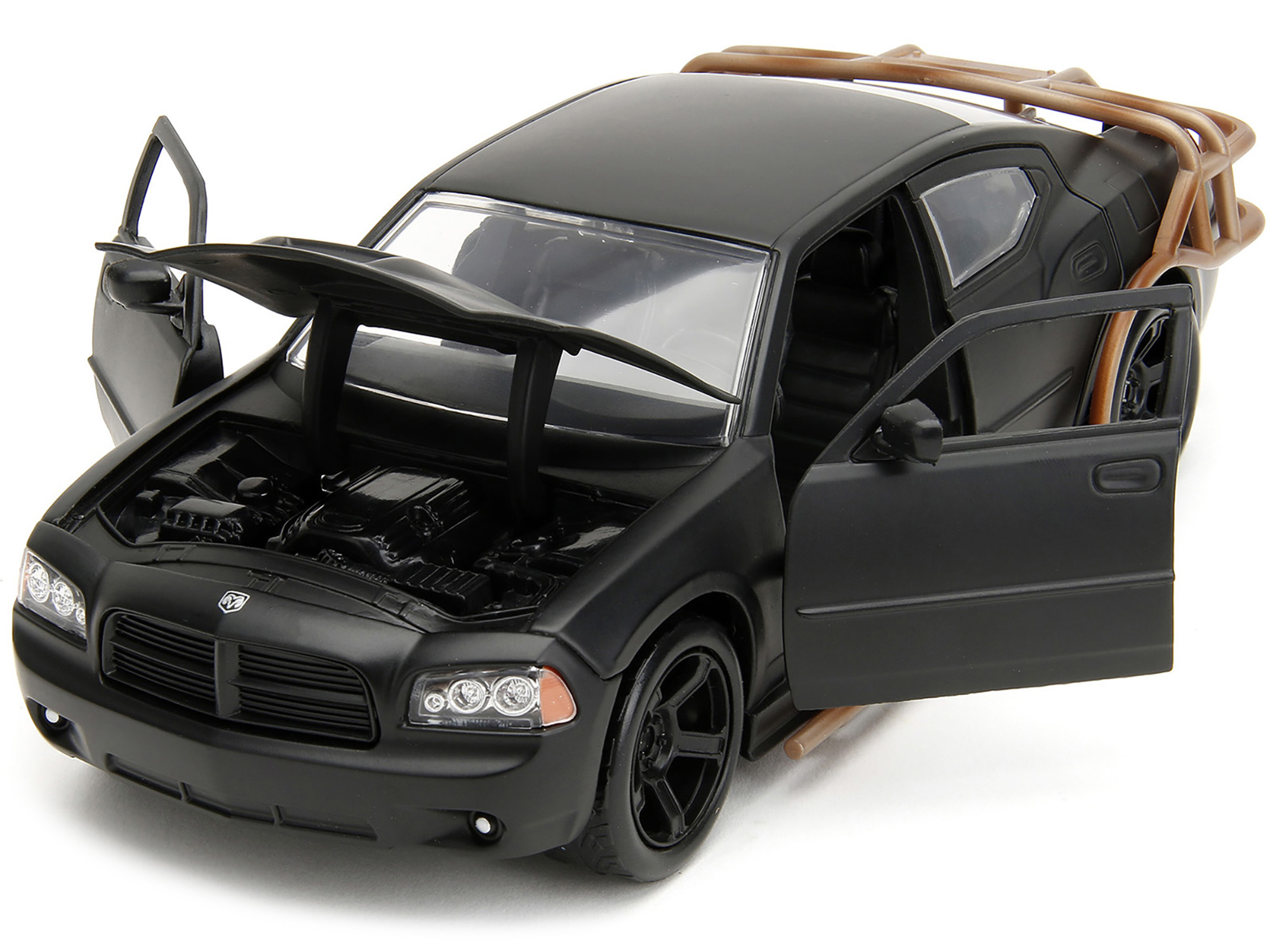 2021 Dodge Charger SRT Hellcat Gray Metallic "Fast X" (2023) Movie "Fast & Furious" Series 1/24 Diecast Model Car by Jada