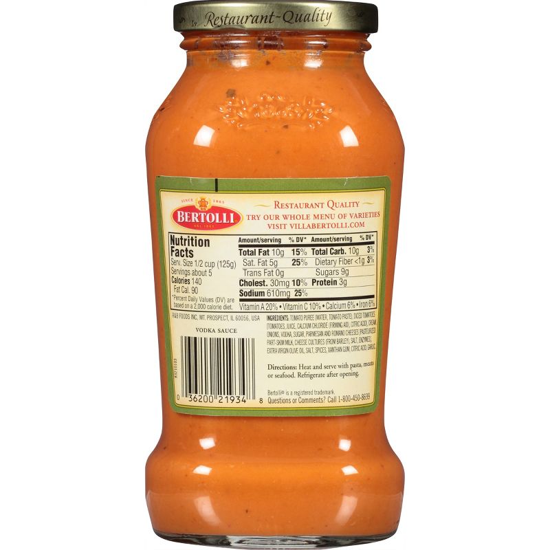 Bertolli Vodka Pasta Sauce - 24oz