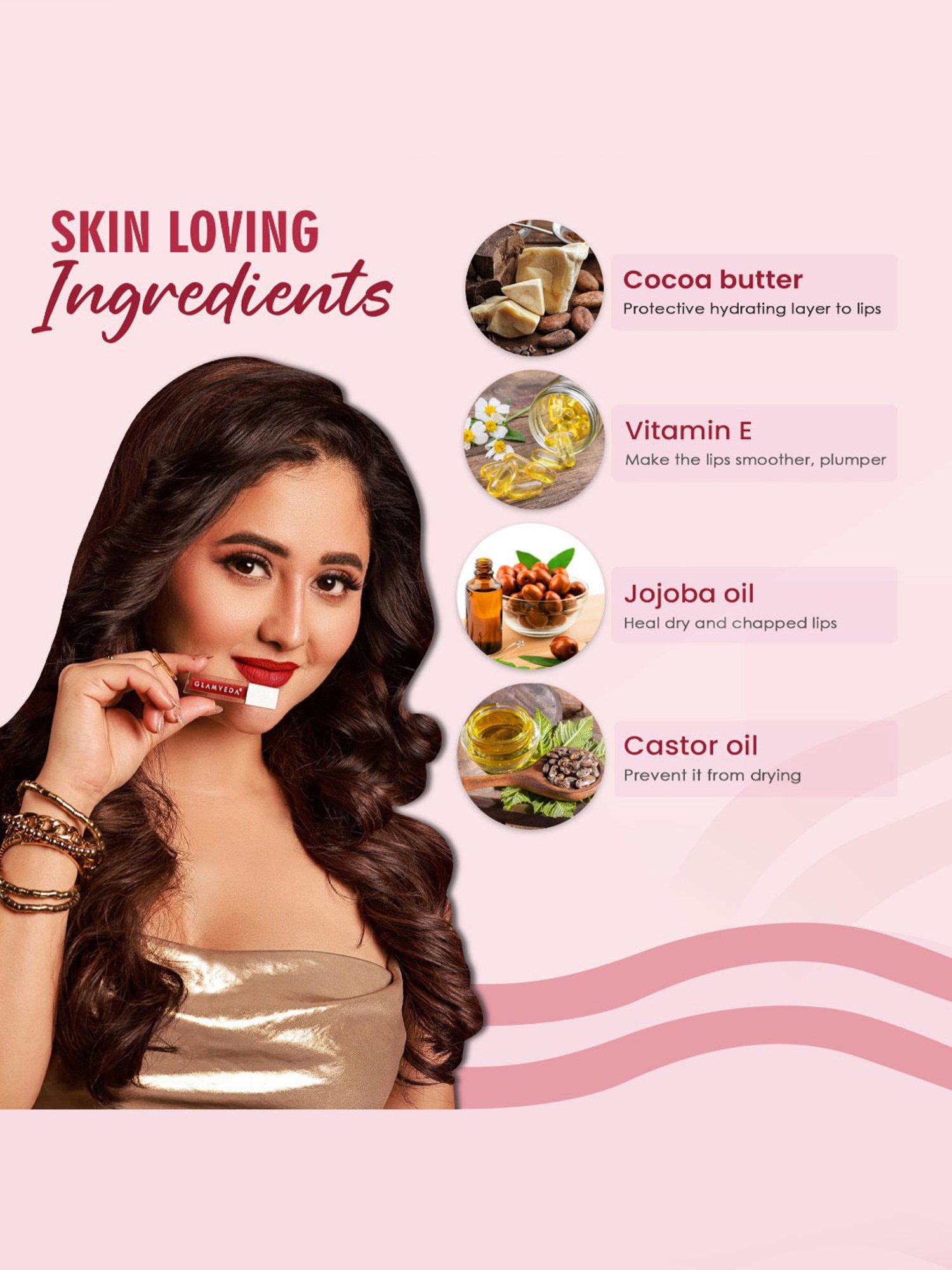 Glamveda Serum Infused Lip Gloss Mini Love-118 - 1.2 ml