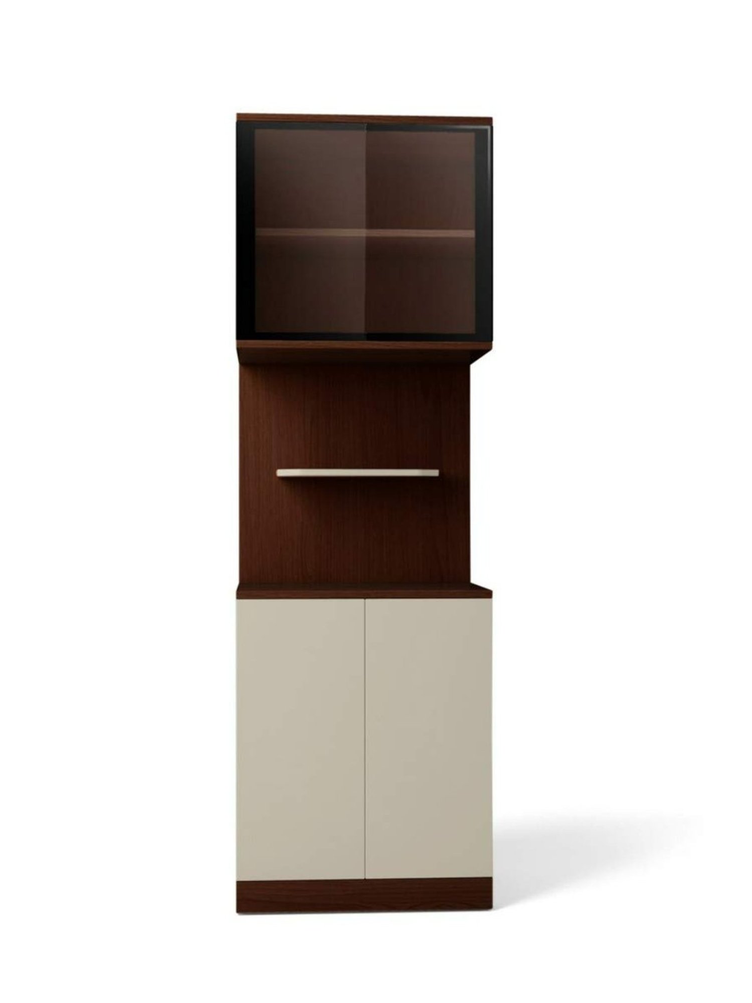 Delite Kom Flex Flowery Wenge & Acacia Dark Engineered Wood TV Entertainment Unit