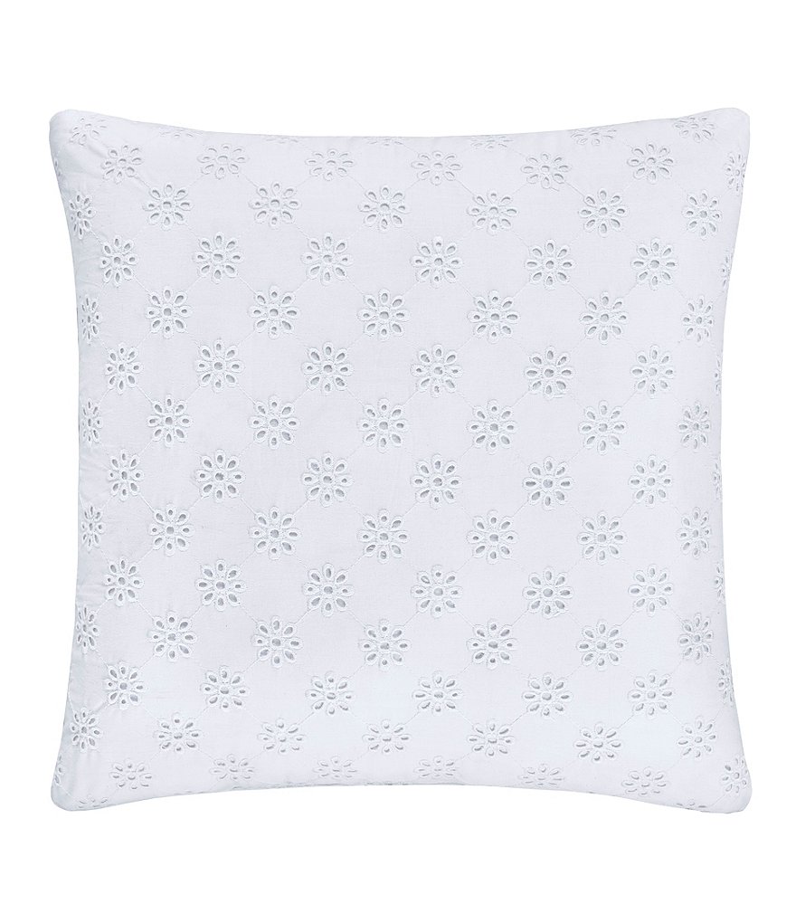 Piper & Wright Lucy Eyelet Square Pillow