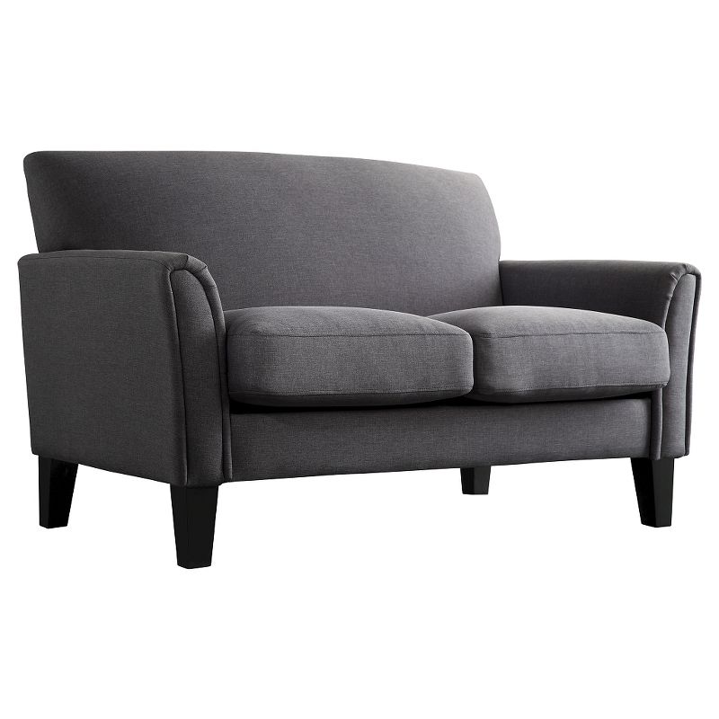 Metropolitan Loveseat Charcoal - Inspire Q