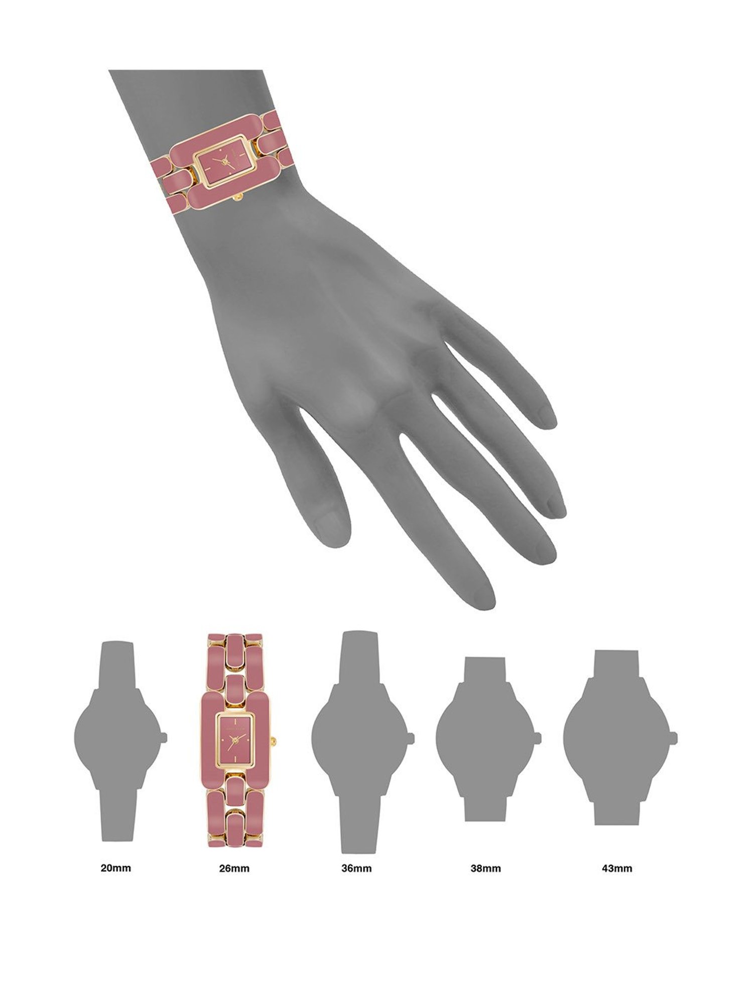 Anne Klein AK4068GPMV Analog Watch for Women