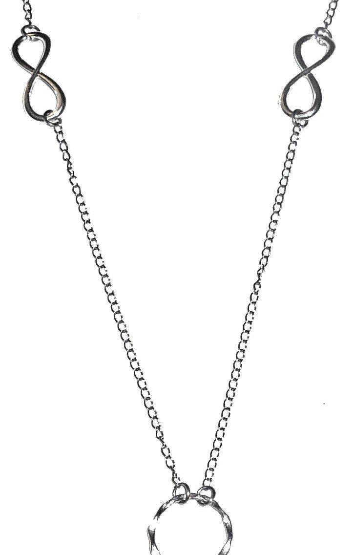 Message Inspirational Charm, Hidden Hollow Beads Fashion Lanyard Necklace, Women's super strong chain lanyard for ID badge holder and keys, 34" long (Be still and know that I am God)