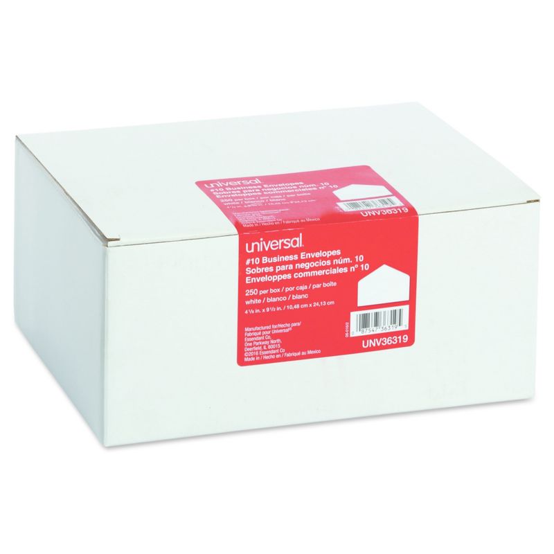 Universal Business Envelope, #10, 250/Carton