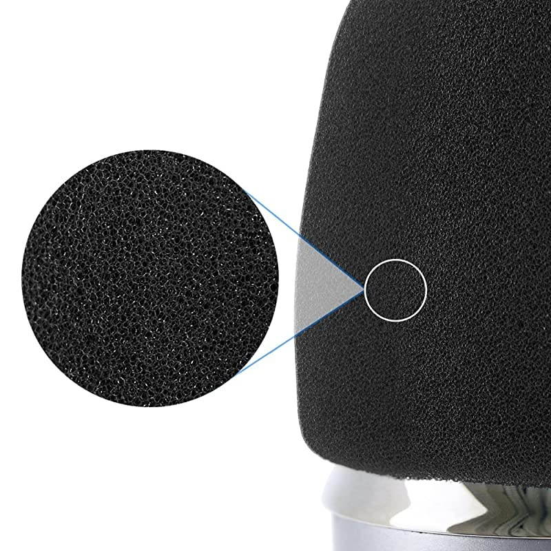 Microphone Windscreen Foam - Mic Cover Pop Filter Windshield &Protector for Blue Yeti, Yeti Pro Condenser Microphones (Blue)