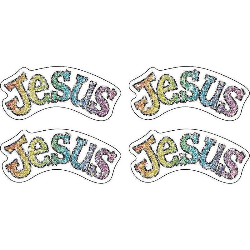 CARSON-DELLOSA Jesus Dazzle Stickers 2154