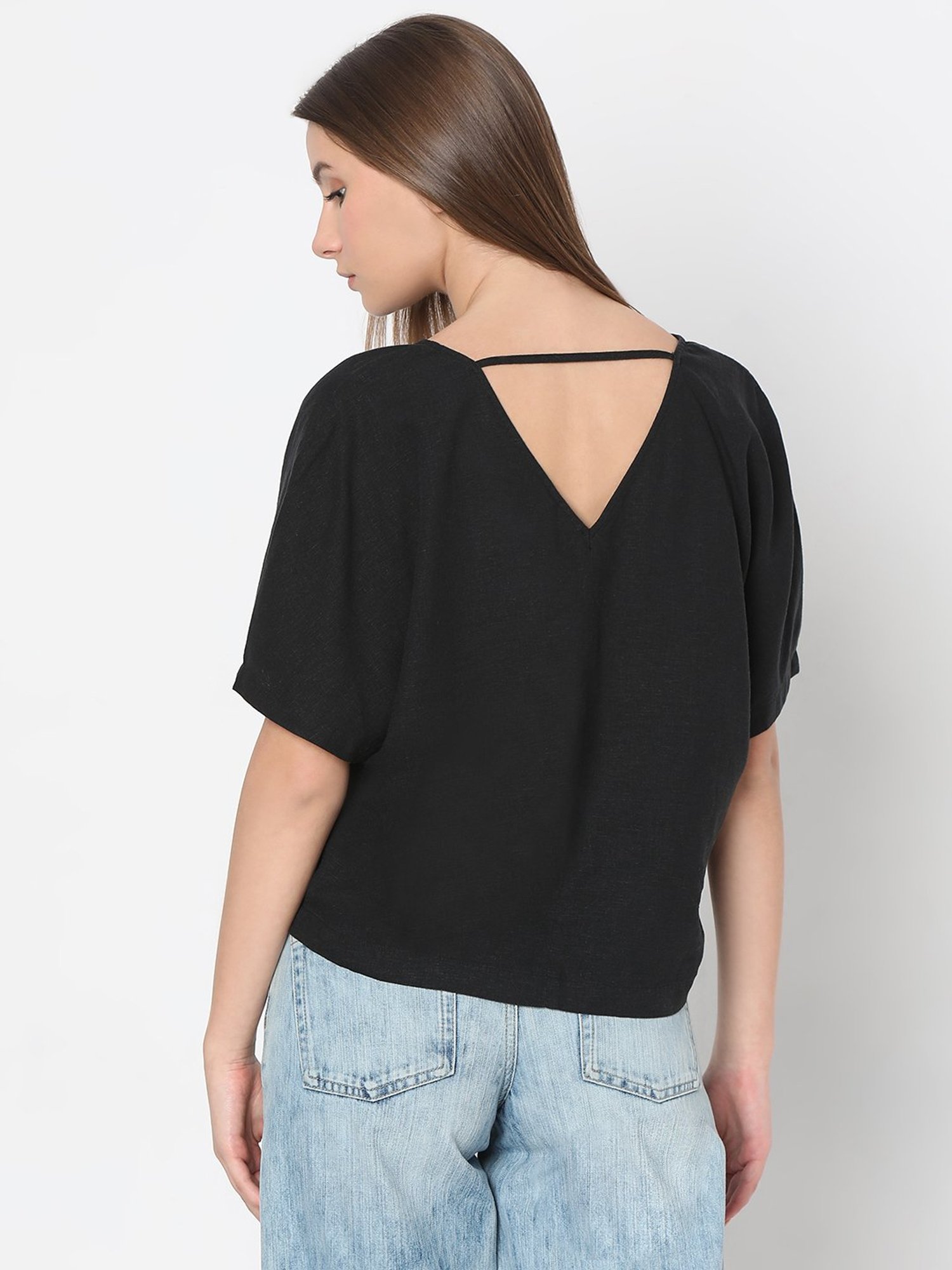 Vero Moda Black Regular Fit Top