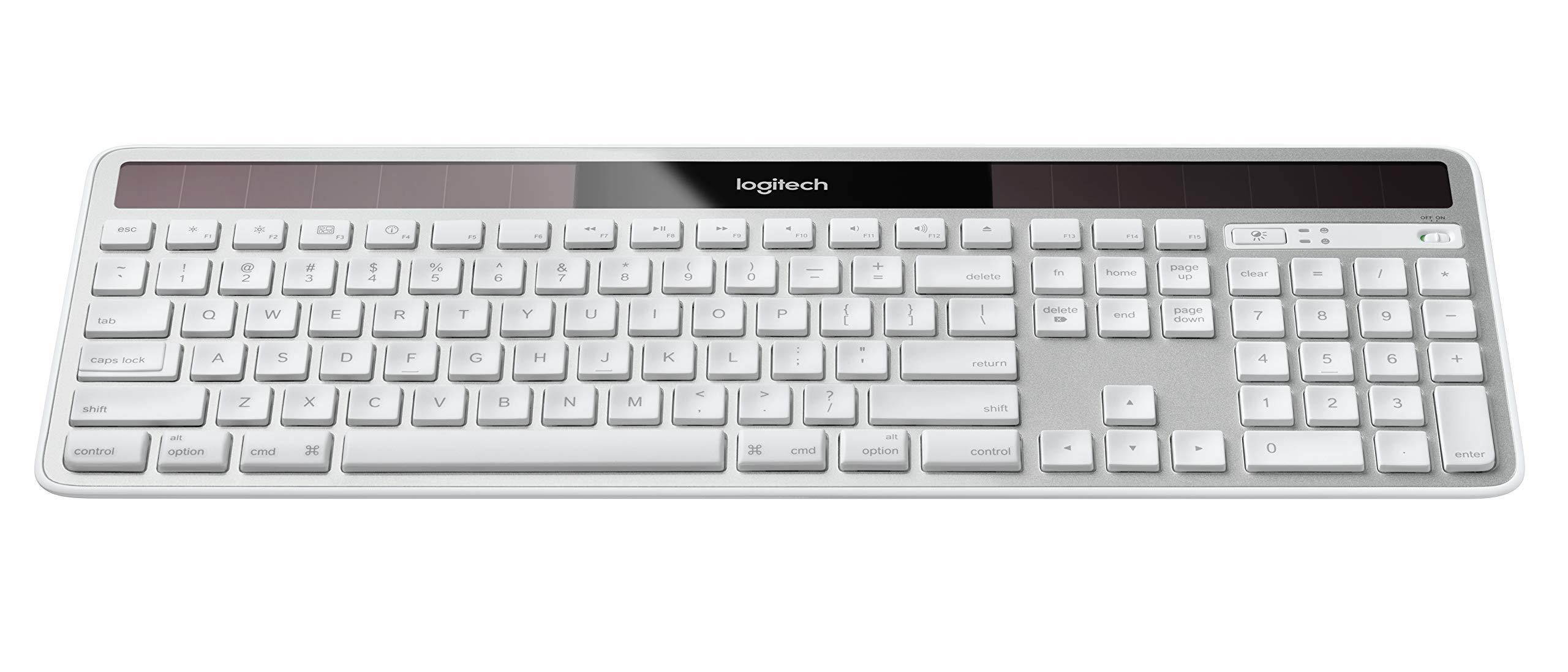 NEW Logitech 920-003472 K750 Thin Solar Wireless Keyboard KB for MAC SILVER