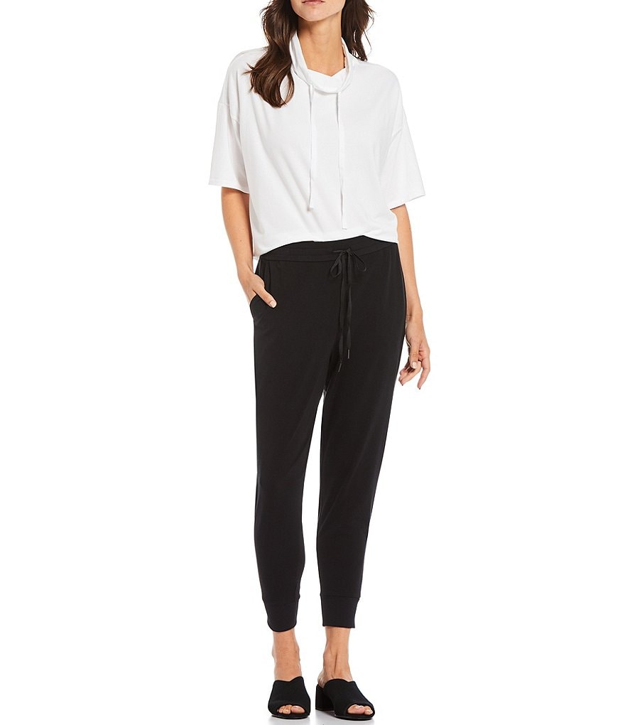 Westbound Petite Size Linen Capri Pants