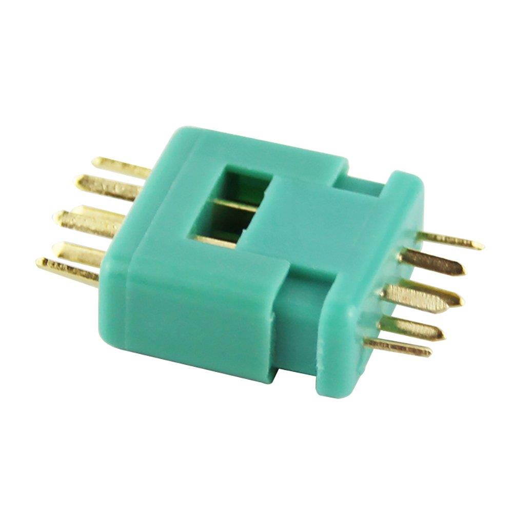 OliYin 10 Pairs MPX M6 Connector Plug Multiplex Socket for RC Lipo Battery Quadcopter/Buggy 6M