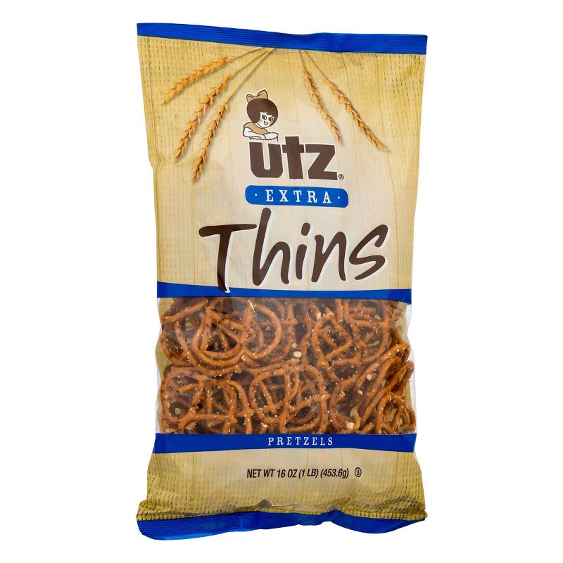 Utz Extra Thin Pretzels - 16oz