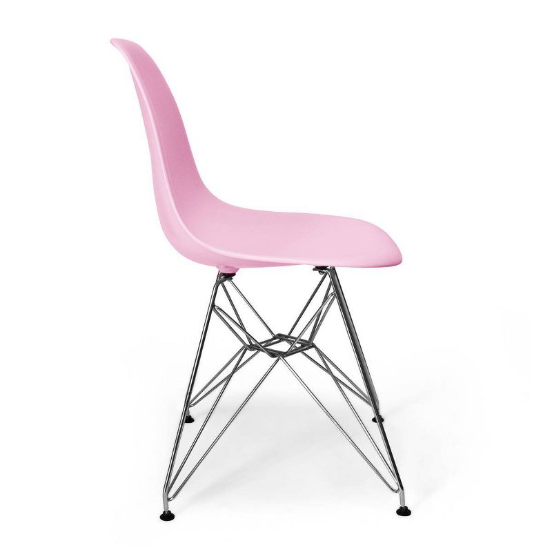 Set of 2 AEON Paris Molded Plastic Chair - Pink