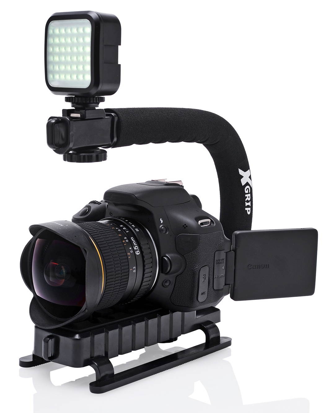 Opteka X-Grip Stabilization Handle for Professional Video Camera