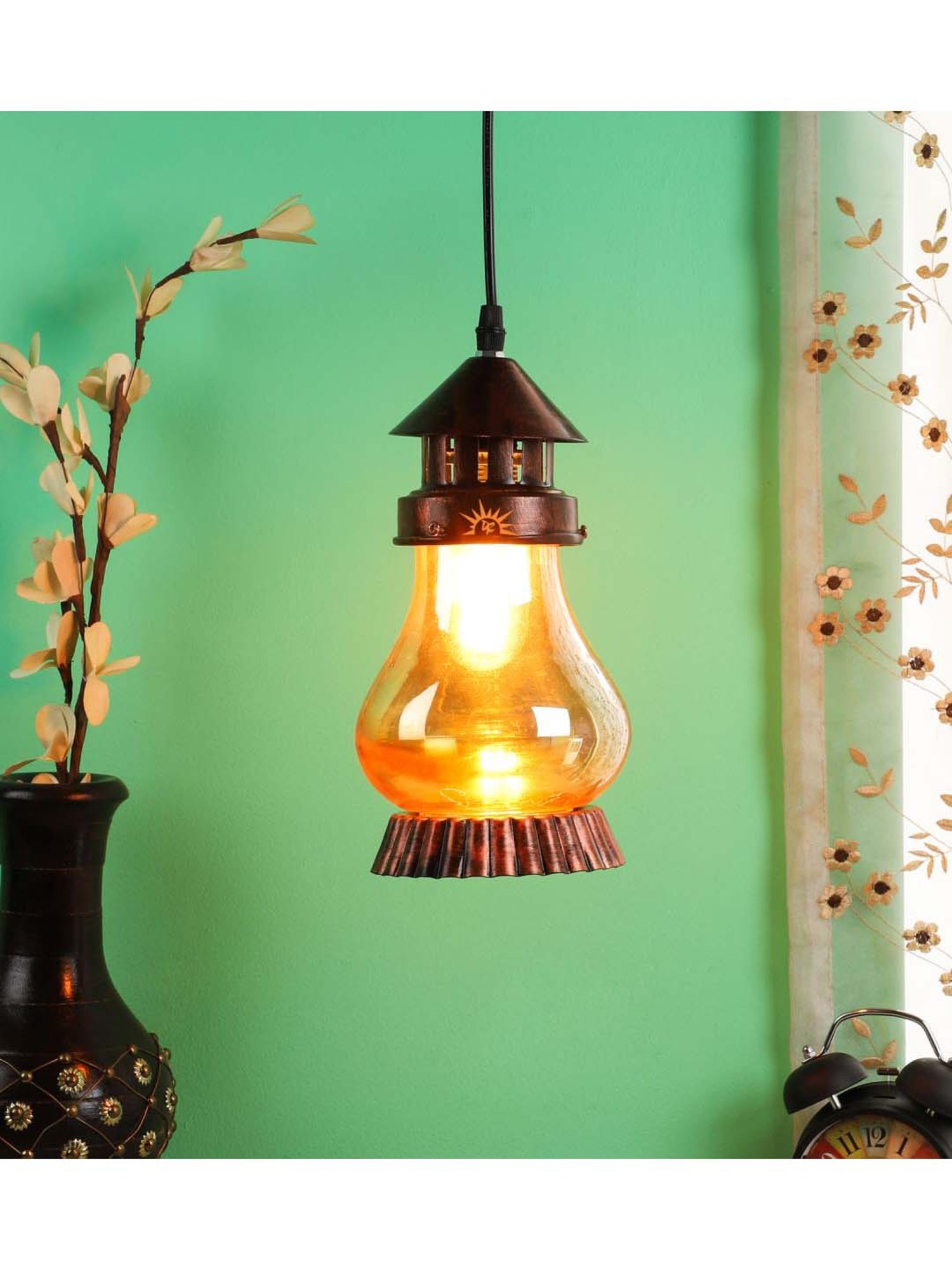 DecorativeRay Transparent Hanging Light - Set of 1