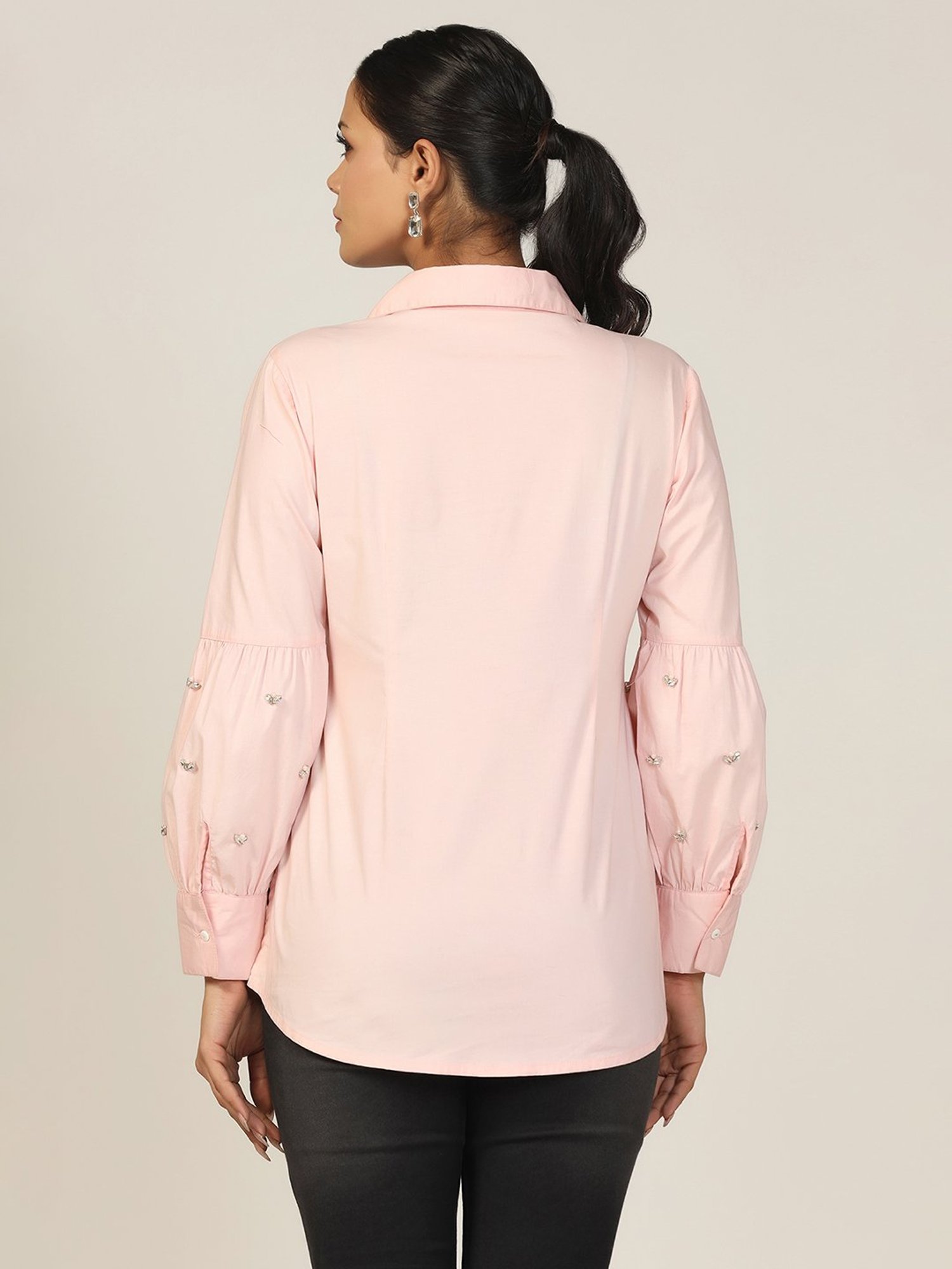 Mustard Peach Regular Fit Shirt