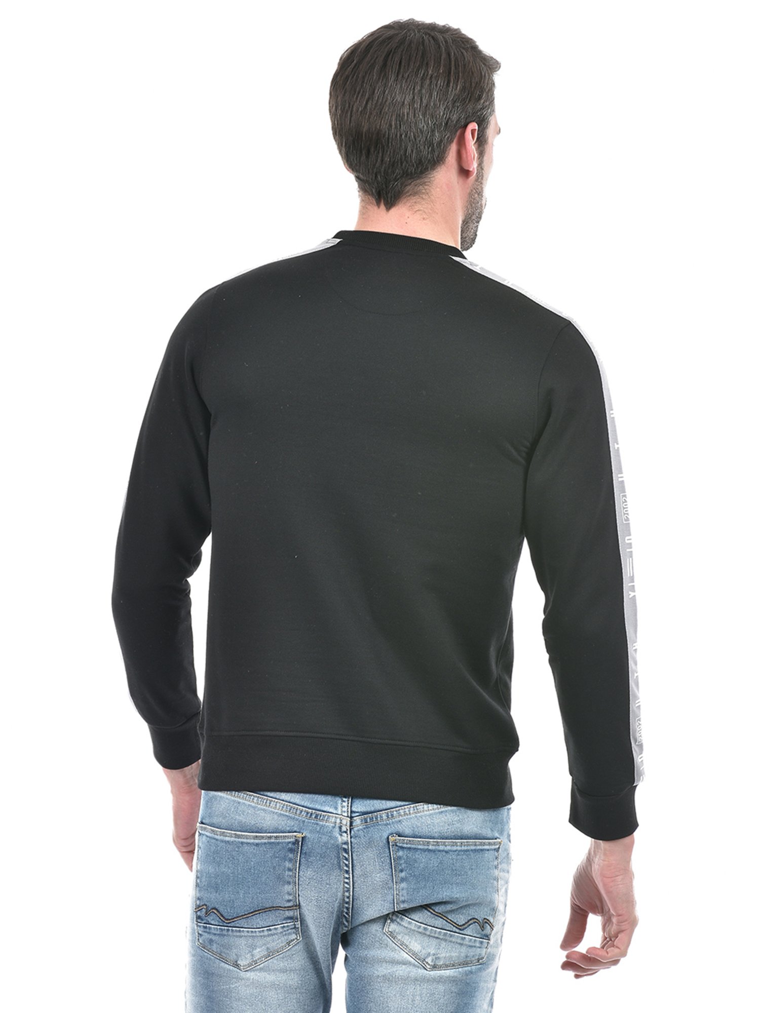 Integriti Black Regular Fit Printed Sweatshirt