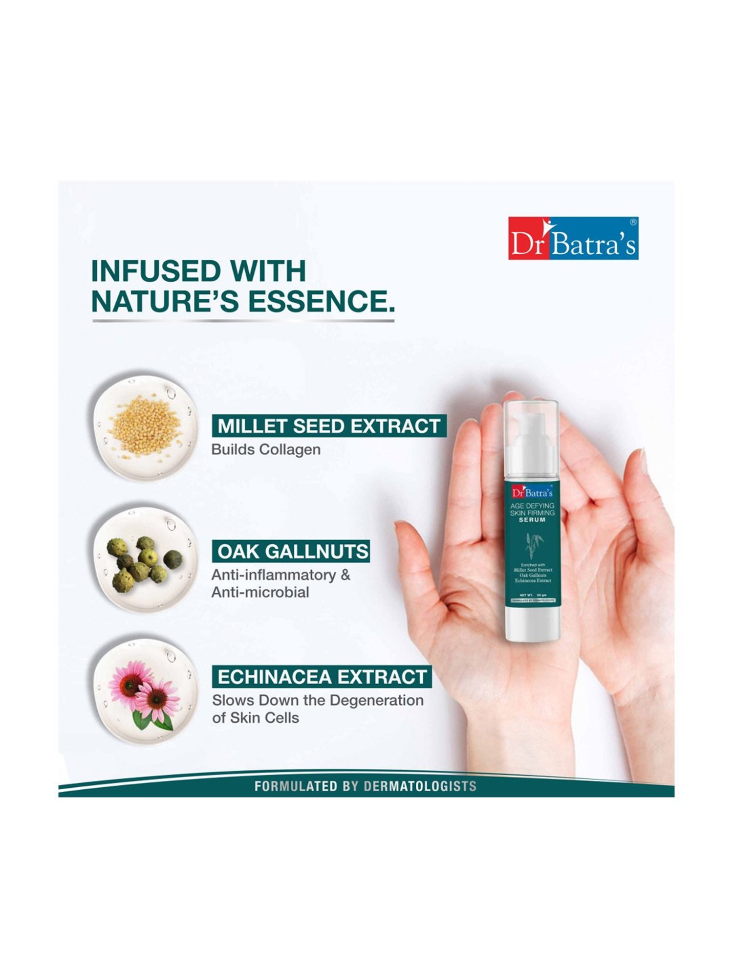 Dr. Batra's Hair Fall Control Serum & Age defying Skin firming Serum