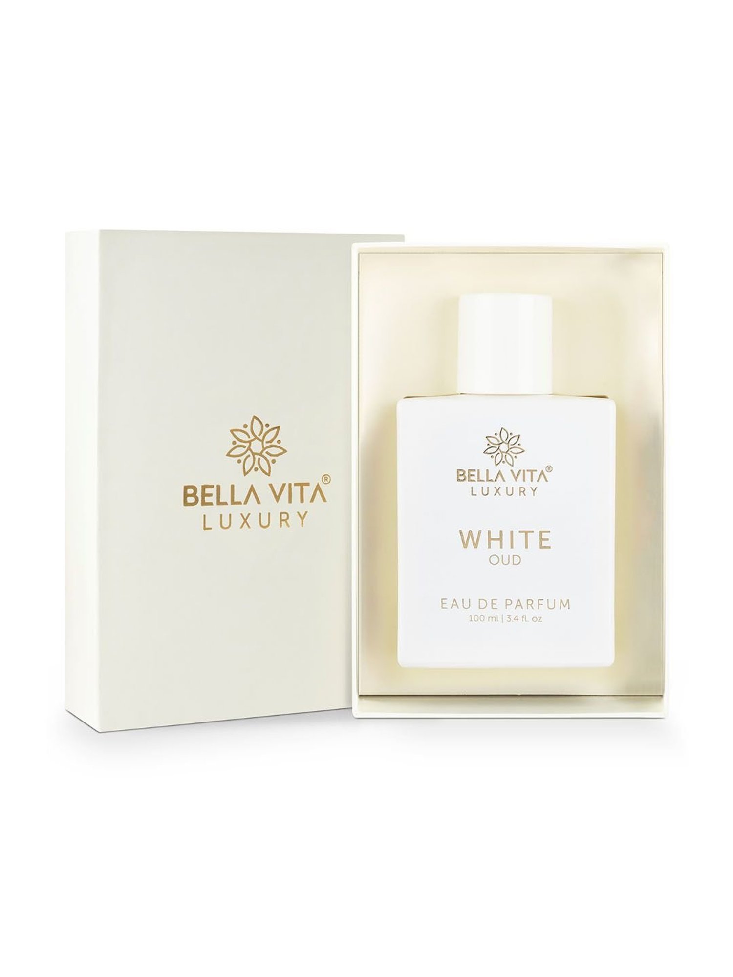 Bella Vita Luxury White Oud Unisex Perfume for Men & Women Soft Oud Long Lasting Fragrance - 100 ml